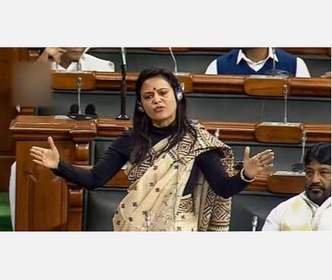 திரிணமூல் எம்.பி. மஹுவா மோய்த்ரா.