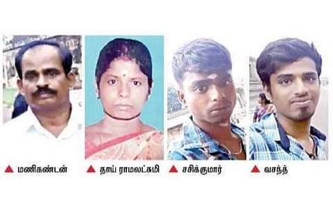 ஆண்டிபட்டியில் துயர சம்பவம்: மனைவி, மகன் இறந்த சோகம்; மற்றொரு மகனுடன் கணவரும் தற்கொலை