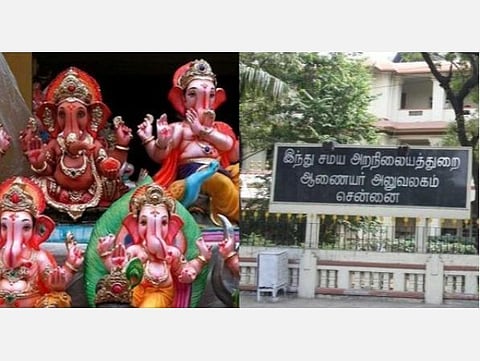 கோயில்களில் வைக்கப்படும் சிலைகளை இந்து சமய அறநிலையத் துறையினர் நீர் நிலைகளில் கரைக்கலாம்: உயர் நீதிமன்றம் அனுமதி