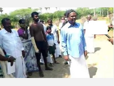 ஓய்வுபெற்ற உயர் நீதிமன்ற நீதிபதி காவல் நிலையம் முன் போராட்டம் நடத்திய விவகாரம்: சிவகங்கை எஸ்.பி.க்கு மனித உரிமை ஆணையம் நோட்டீஸ்