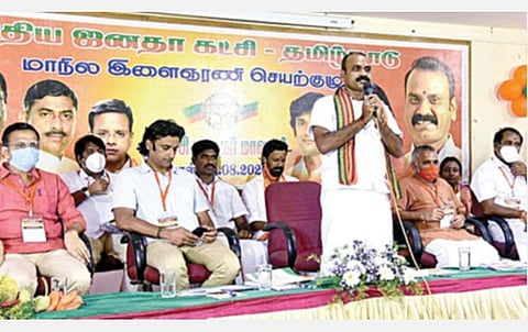 தமிழக சட்டப்பேரவை தேர்தலில் தனித்து நின்றாலும் 60 தொகுதிகளில் வெற்றி பெறுவோம்: பாஜக மாநிலத் தலைவர் எல்.முருகன் நம்பிக்கை