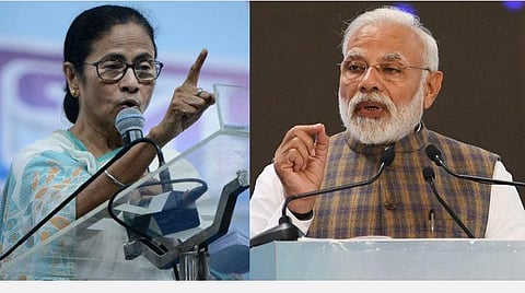 மே.வங்க முதல்வர் மம்தா பானர்ஜி, பிரதமர் மோடி : கோப்புப்படம்