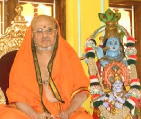 எதனீர் மடத்தின் பீடாதிபதி கேசவானந்த பாரதி சுவாமிஜி : கோப்புப் படம்.