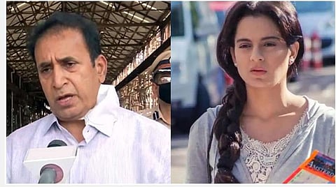 மகாராஷ்டிரா உள்துறை அமைச்சர் அனில் தேஷ்முக், நடிகை கங்கணா ரணாவத் : கோப்புப்படம்