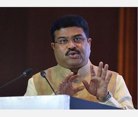 மத்தியப் பெட்ரோலிய அமைச்சர் தர்மேந்திர பிரதான். | கோப்புப் படம்.