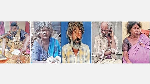 கம்பம் நகரில் ஆதரவற்று சுற்றித்திரியும் ஆங்கிலம், மலையாளம் பேசும் மனநோயாளிகள்