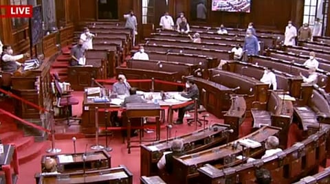 3 விவசாய மசோதாக்கள் மாநிலங்களவையில் தாக்கல்; எதிர்க்கட்சிகள் கடும் எதிர்ப்பு