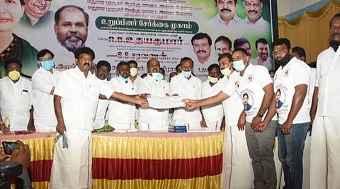 அமெரிக்க அதிபர் ட்ரம்ப்; முன்னாள் பிரதமர் இந்திரா காந்தியை ஆன்லைனில் கட்சி உறுப்பினராக்கிய திமுக: அமைச்சர் உதயகுமார் கிண்டல்