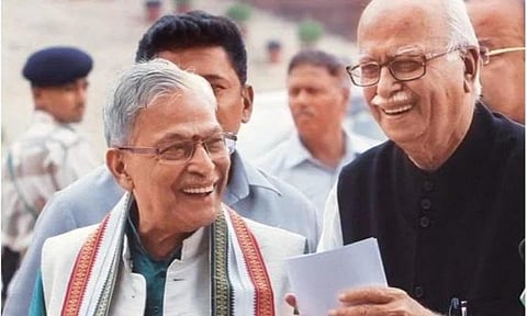 பாஜக மூத்த தலைவர்கள் முரளி மனோகர் ஜோஷி, எல்.கே.அத்வானி : கோப்புப்படம்