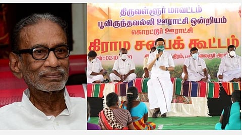 கிராம சபை கூட்டங்களில் ஸ்டாலின் பங்கேற்பது தவறான முன்னுதாரணமாகும்; நோக்கத்தை சிதைத்துவிடும்:  பழ.நெடுமாறன் கண்டனம்