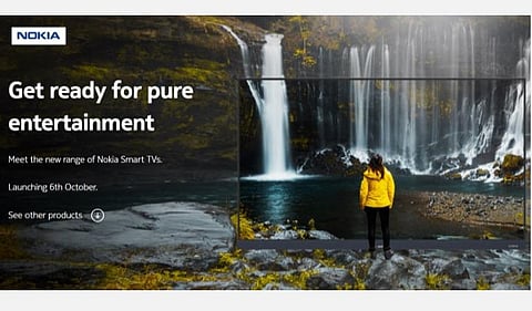 இந்தியாவில் புதிய ஸ்மார்ட் டிவி மாடல்களை அறிமுகம் செய்யும் நோக்கியா