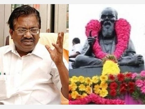 பெரியாருக்கு மரியாதை செலுத்தினால் இடமாற்றமா?- பதவிக்காகச் சுயமரியாதையை அடகுவைக்கும் அரசு: டிகேஎஸ் இளங்கோவன் விமர்சனம்
