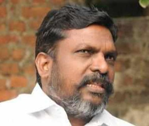 திருமாவளவன்: கோப்புப்படம்