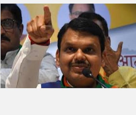 மகாராஷ்டிரா முன்னாள் பாஜக முதல்வர் பட்னாவிஸ்.