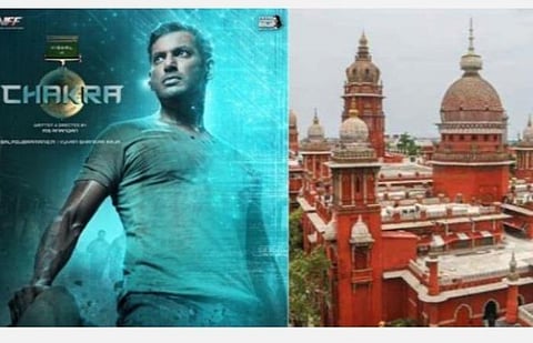 ரூ.4 கோடிக்கான உத்தரவாதத்தை தாக்கல் செய்த பின்னர் ‘சக்ரா’ படம் ரிலீஸ்: விஷால் பட வழக்கில் உயர் நீதிமன்றம் உத்தரவு