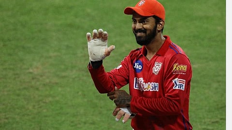 பஞ்சாப் அணியின் கேப்டன் கே.எல்.ராகுல்: படம் உதவி | ட்விட்டர்.