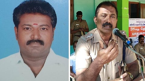 மருத்துவர் சிவராம பெருமாள் (இடது), டிஎஸ்பி பாஸ்கரன் (வலது)