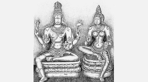 சித்திரப் பேச்சு: உமாதேவியுடன் ஆலங்கொண்டார்