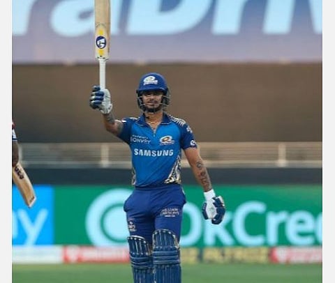 அம்மா கொடுத்த சத்தான சாப்பாடுதான் காரணம்: டெல்லி பவுலிங்கை ‘காய்ச்சிய’ 100 சிக்சர் புகழ் இஷான் கிஷன்