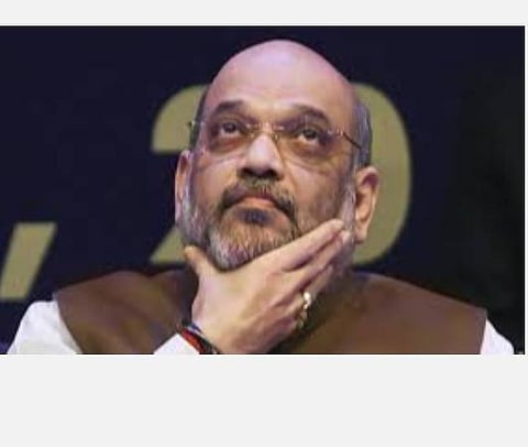 பிஹார் தேர்தல் பிரச்சாரத்தில் விலகியிருக்கும் உள்துறை அமைச்சர் அமித்ஷாவால் சர்ச்சை