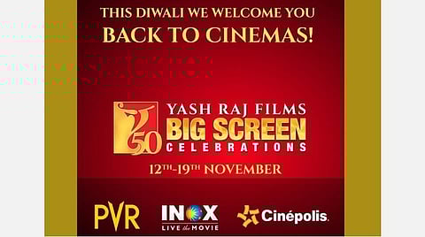 ரூ.50 டிக்கெட் விலையுடன் யாஷ் ராஜ் ஃபிலிம்ஸின் பெரிய திரைக் கொண்டாட்டம்