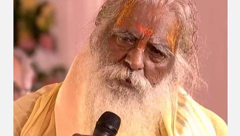 ஸ்ரீராமஜென்ம பூமி தீர்த்த ஷேத்ர அறக்கட்டளை தலைவர் மகந்த் நிர்த்தியா கோபால் தாஸ்: கோப்புப் படம்.