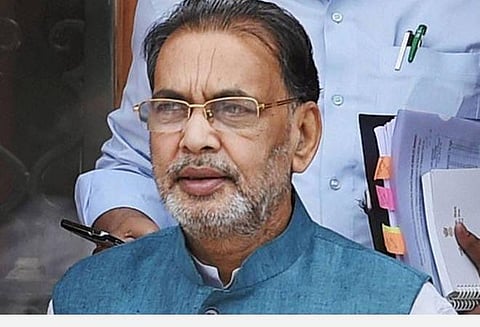 உத்தரப் பிரதேச மாநிலத்துக்குப் பொறுப்பாளராக நியமிக்கப்பட்டுள்ள முன்னாள் மத்திய அமைச்சர் ராதா மோகன் சிங்: கோப்புப் படம்.