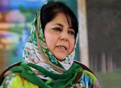 பிடிபி கட்சியின் தலைவர் மெகபூபா முப்தி: கோப்புப் படம்.