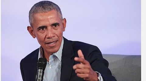 அமெரிக்க முன்னாள் அதிபர் பாரக் ஒபாமா : கோப்புப்படம்