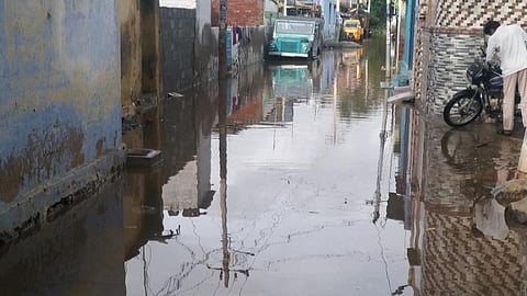 நெல்லையில் தொடர் மழையால் குடியிருப்புகளை வெள்ளம் சூழ்ந்தது: பொதுமக்கள் போராட்டம்