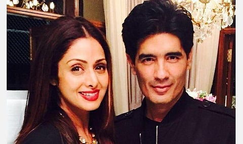 ஸ்ரீதேவியின் இடத்தை யாராலும் பிடிக்க இயலாது: ஆடை வடிவமைப்பாளர் மனிஷ் மல்ஹோத்ரா 