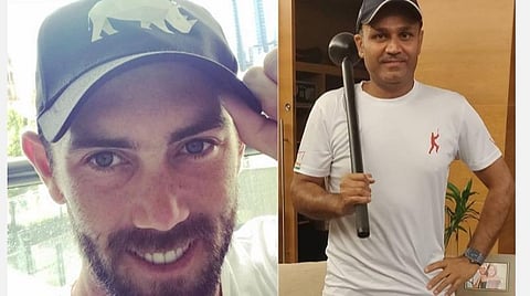 10 கோடி ரூபாய் சியர் லீடர்: சேவாக்கின் காட்டமான கருத்துக்கு மேக்ஸ்வெல்லின் பக்குவ பதில்