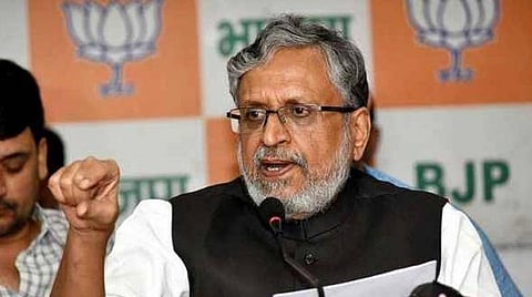 பாஜக மூத்த தலைவர் சுஷில் குமார் மோடி : கோப்புப்படம்