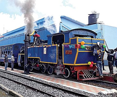 நீலகிரி மலை ரயில் (கோப்பு படம்).