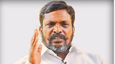 திருமாவளவன்: கோப்புப்படம்