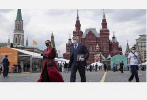 ரஷ்யாவில் கரோனா பாதிப்பு 25 லட்சத்தைக் கடந்தது