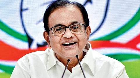 காங்கிரஸ் மூத்த தலைவர் ப.சிதம்பரம் : கோப்புப்படம்