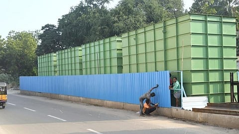 வைகை ஆற்றில் 10 லட்சம் லிட்டர் கழிவுநீர் கலக்காமல் தடுப்பு: கோரிப்பாளையத்தில் ரூ.2.5 கோடியில் கழிவுநீர் சுத்திகரிப்பு தொட்டிகள்