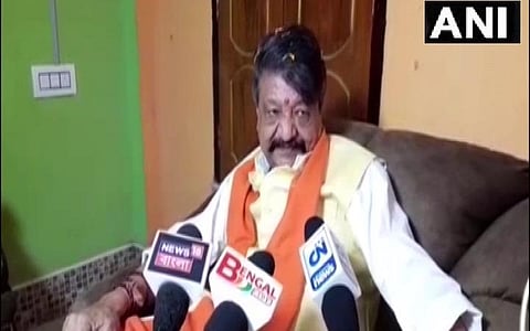 பாஜக தேசியப் பொதுச் செயலாளர் கைலாஷ் விஜய் வர்க்கியா நேற்று நிருபர்களுக்குப் பேட்டி அளித்த காட்சி: படம் |  ஏஎன்ஐ.