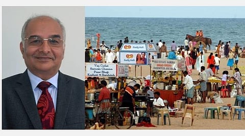 மெரினா புதிய கடைகள் ஒதுக்கிடும் பணி: கண்காணிக்க ஓய்வுபெற்ற தலைமை நீதிபதி நியமனம்