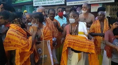 புதுச்சேரியில் இன்று தொடங்கிய மார்கழி பஜனை.