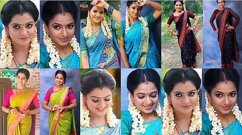 சித்ரா போலவே போட்டோ ஷூட்: வைரலாகும் புகைப்படங்கள்