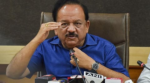 மத்திய சுகாதாரத்துறை அமைச்சர் ஹர்ஸவர்த்தன்: கோப்புப்படம்