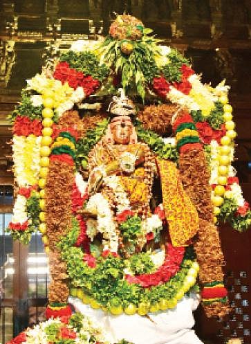 மார்கழி திருவாதிரையை முன்னிட்டு, திருநெல்வேலி நெல்லையப்பர் கோயில், (2-வது படம்) ராஜவல்லிபுரம் செப்பறை அழகிய கூத்தர் கோயில் ஆகியவற்றில் ஆருத்ரா தரிசனம் தந்த சுவாமி நடராஜர். கடைசி படம்: செப்பறையில் அதிகாலையிலேயே ஆருத்ரா தரிசனம் காண திரண்டிருந்த பக்தர்கள். படங்கள்: மு.லெட்சுமி அருண்.