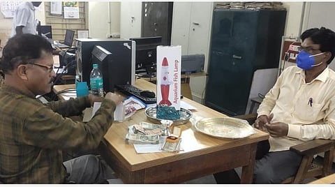 தஞ்சாவூர் சுகாதாரத் துணை இயக்குநர் அலுவலகத்தில் புத்தாண்டுக்கு லஞ்சம்: ரூ.1.24 லட்சம் கைப்பற்றப்பட்டது