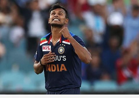 இந்திய அணி வீரர் டி நடராஜன் : கோப்புப்படம்