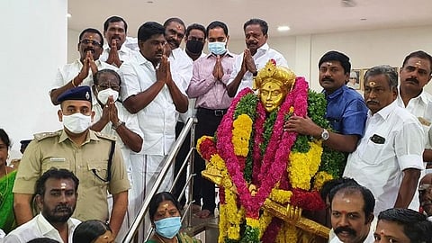 திமுகவுடன் காங்., கூட்டணி சேர்ந்ததில் இருந்தே அதிமுகவுக்கு வெற்றி தான்: அமைச்சர் ஜி.பாஸ்கரன் பேட்டி