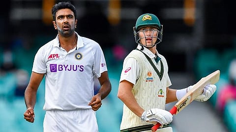 இந்திய அணியின் பந்துவீச்சாளர் அஸ்வின்: படம் உதவி | ட்விட்டர்.