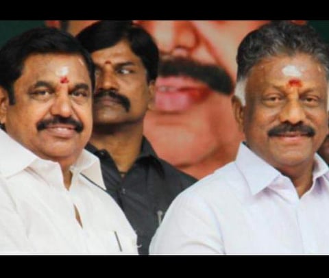 எடப்பாடி பழனிசாமி - ஓ.பன்னீர்செல்வம்: கோப்புப் படம்.