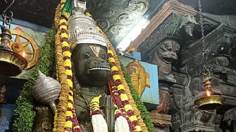 சுசீந்திரம் கோயிலில் ஆஞ்சநேயருக்கு 16 வகை ஷோடச அபிஷேகம்; பல்லாயிரக்கணக்கான பக்தர்கள் தரிசனம் 